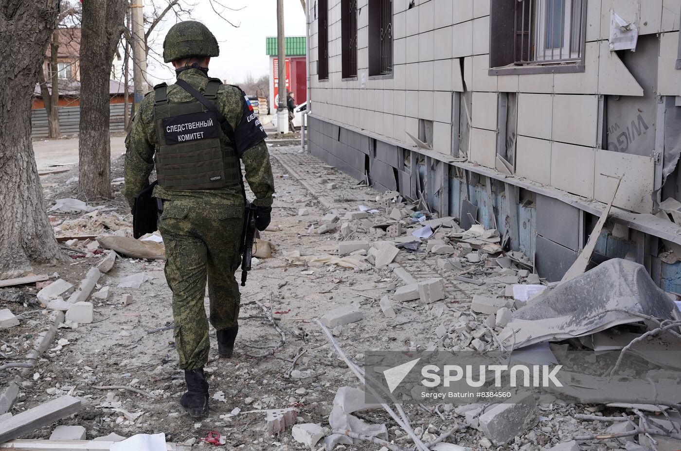 Russia Ukraine Military Operation Shelling
