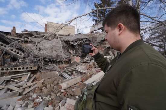 Russia Ukraine Military Operation Shelling