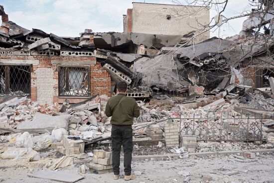 Russia Ukraine Military Operation Shelling