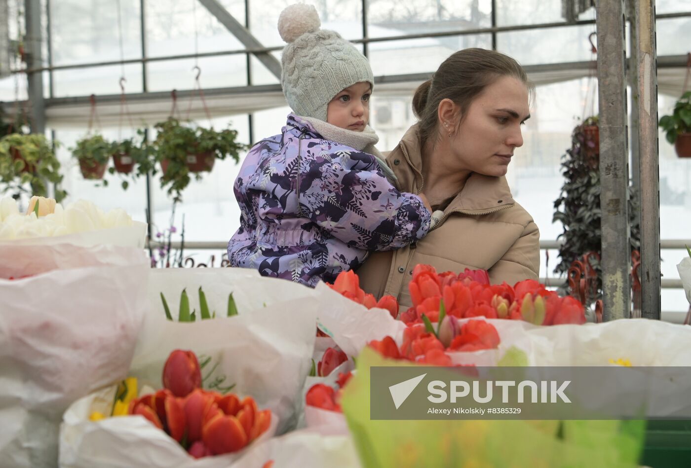 Russia Women’s Day Preparations