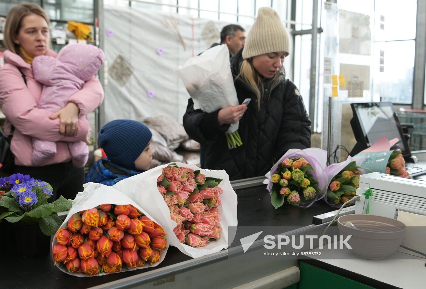 Russia Women’s Day Preparations