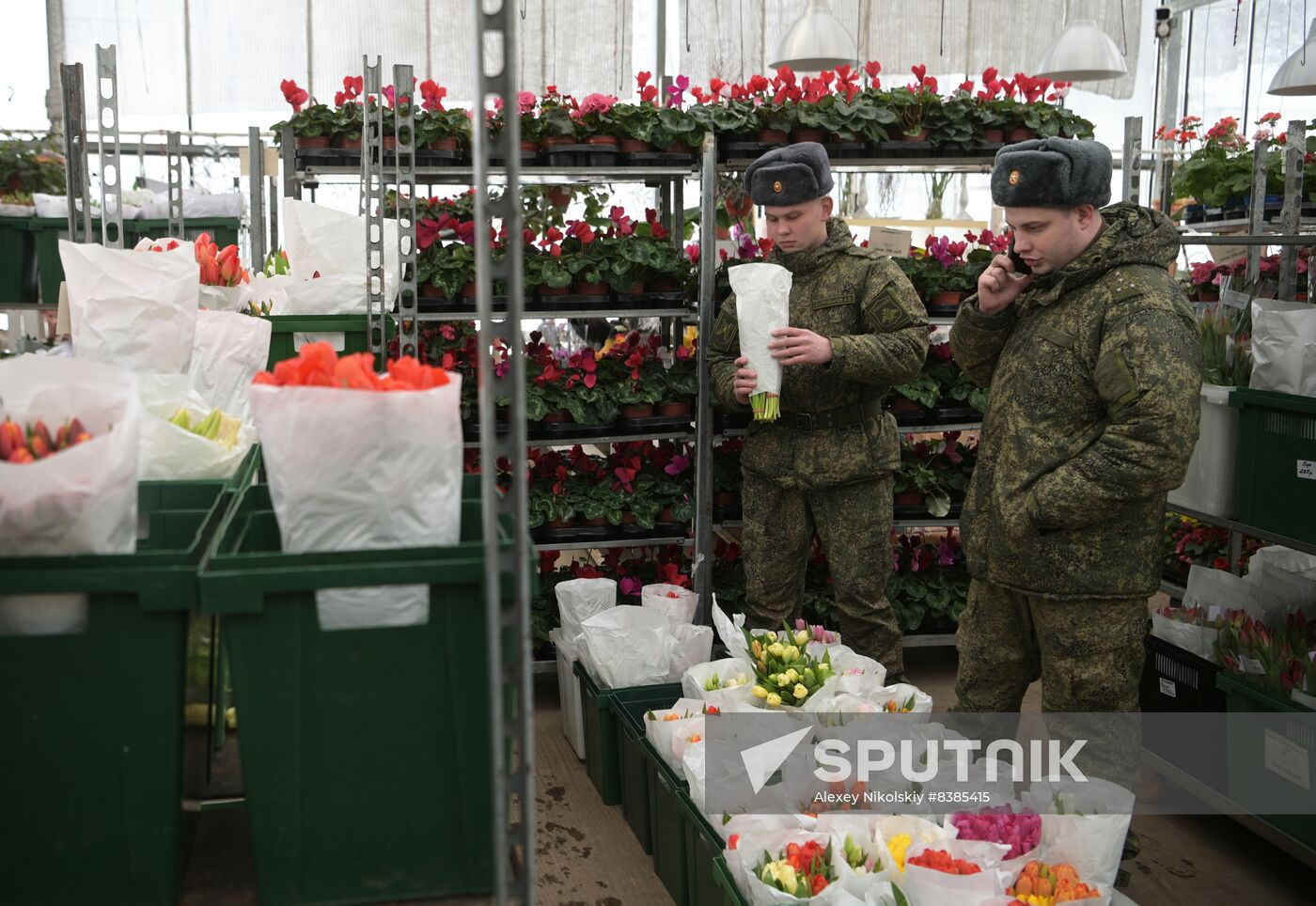 Russia Women’s Day Preparations