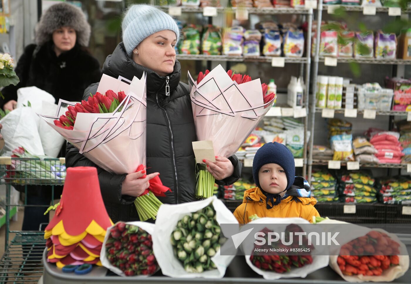 Russia Women’s Day Preparations