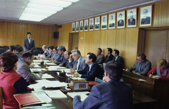 Anatoly Larionov, First Secretary of Zelenograd District Committee of CPSU