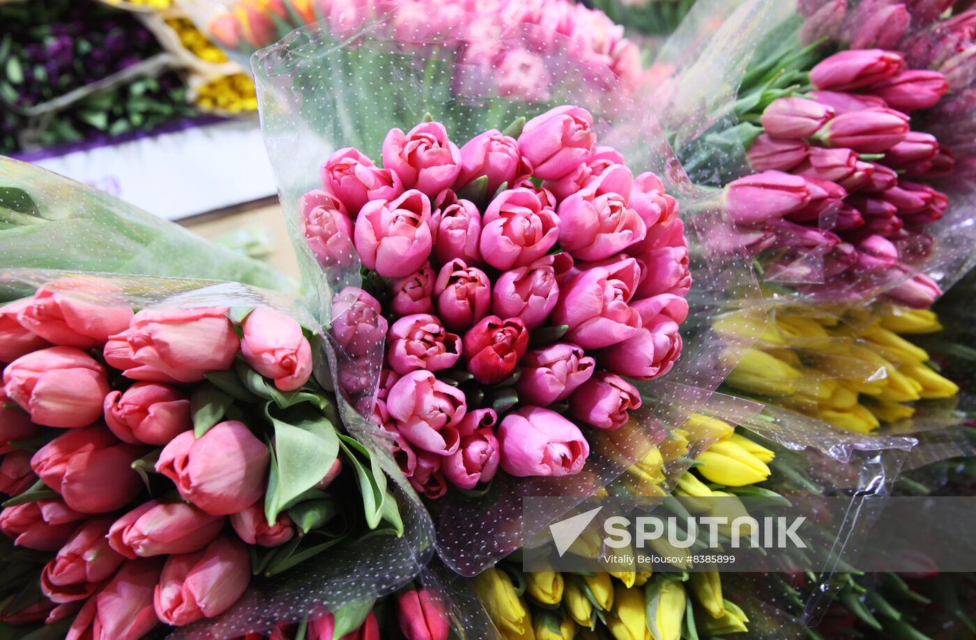 Russia Women’s Day Flower Sales