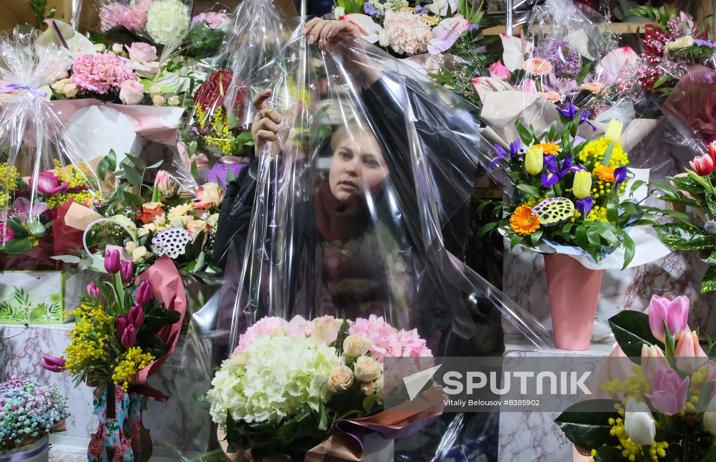 Russia Women’s Day Flower Sales