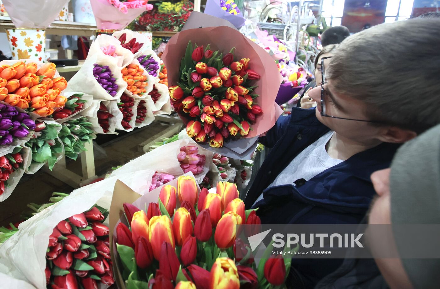 Russia Women’s Day Flower Sales
