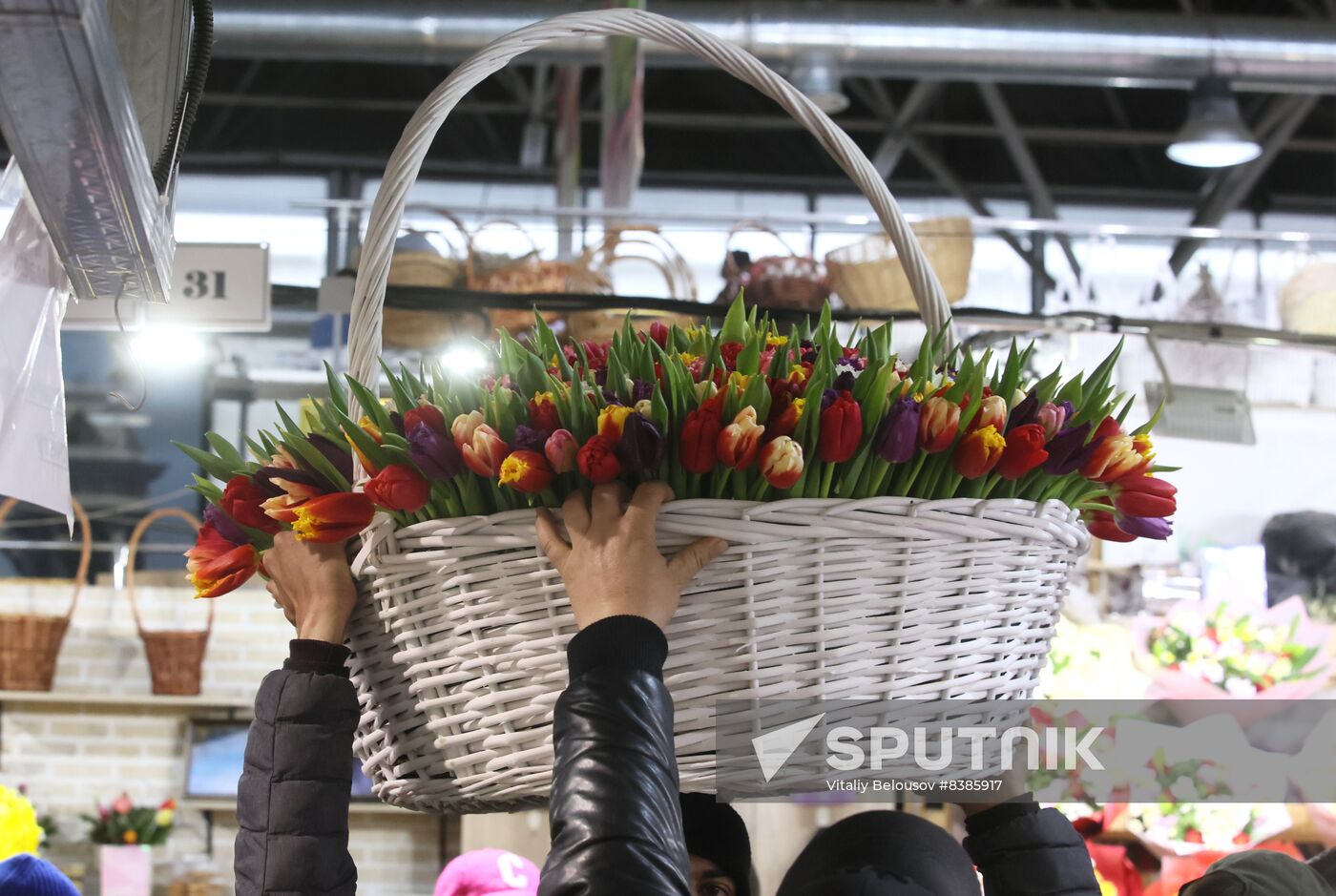 Russia Women’s Day Flower Sales
