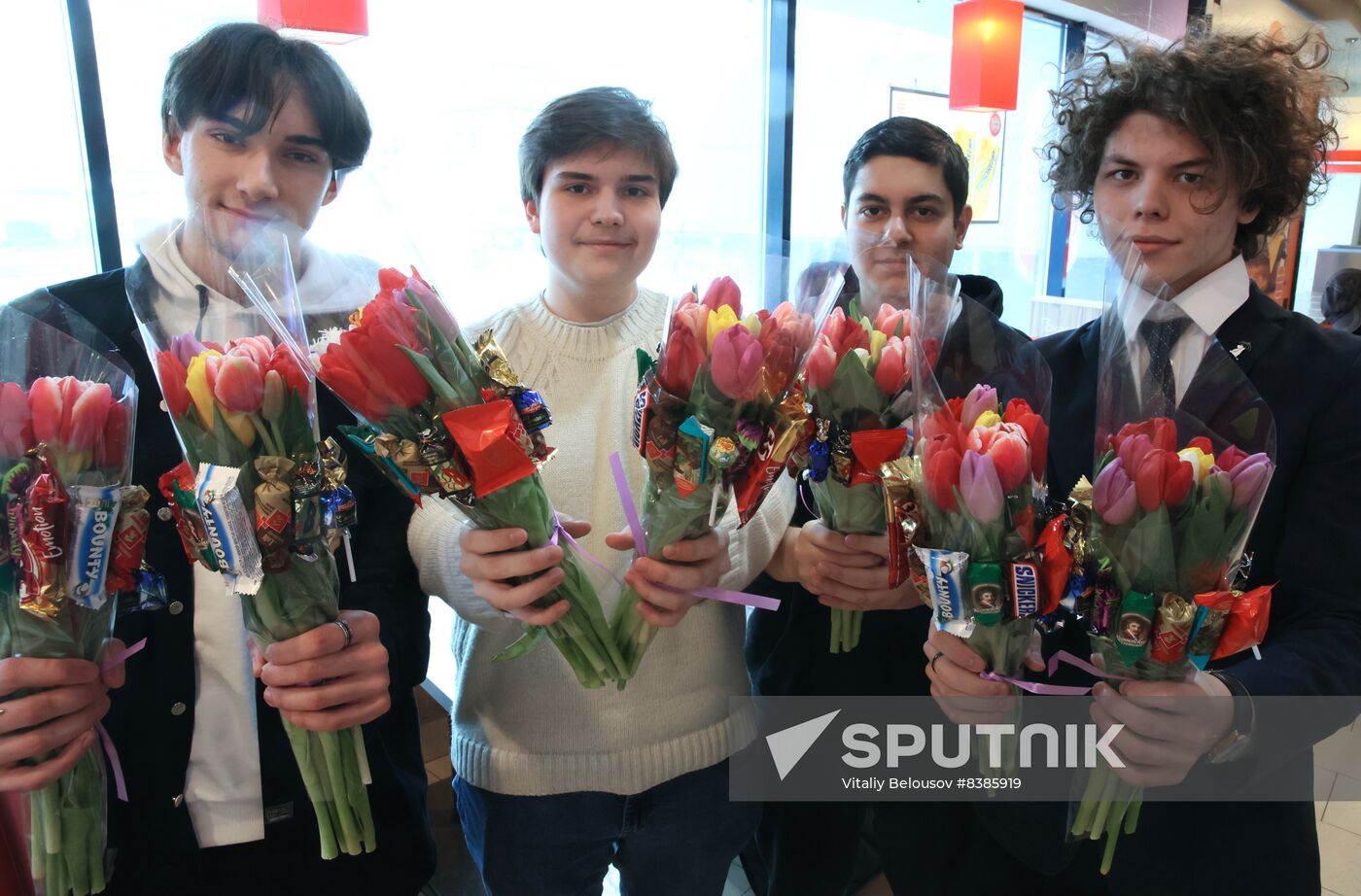 Russia Women’s Day Flower Sales