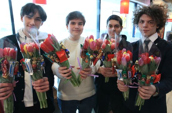 Russia Women’s Day Flower Sales