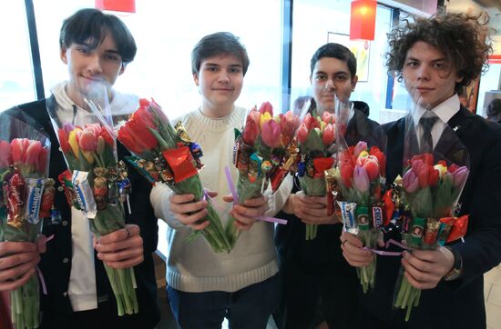 Russia Women’s Day Flower Sales