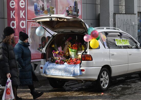 Russia Women’s Day Flower Sales