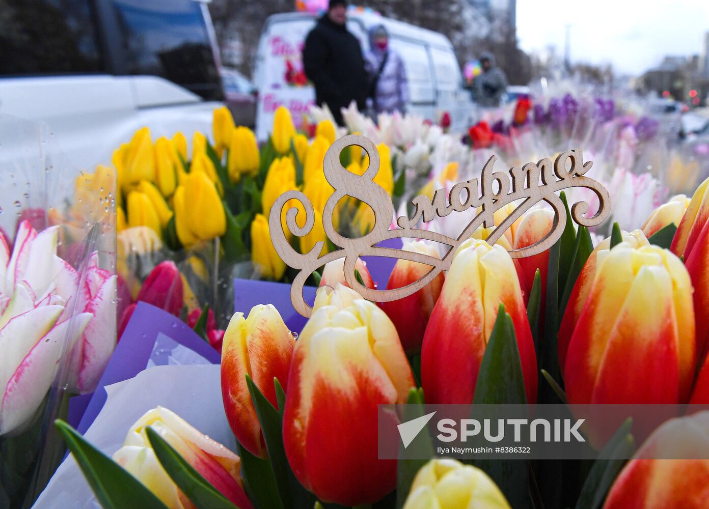 Russia Women’s Day Flower Sales