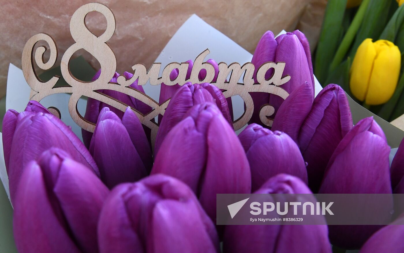 Russia Women’s Day Flower Sales