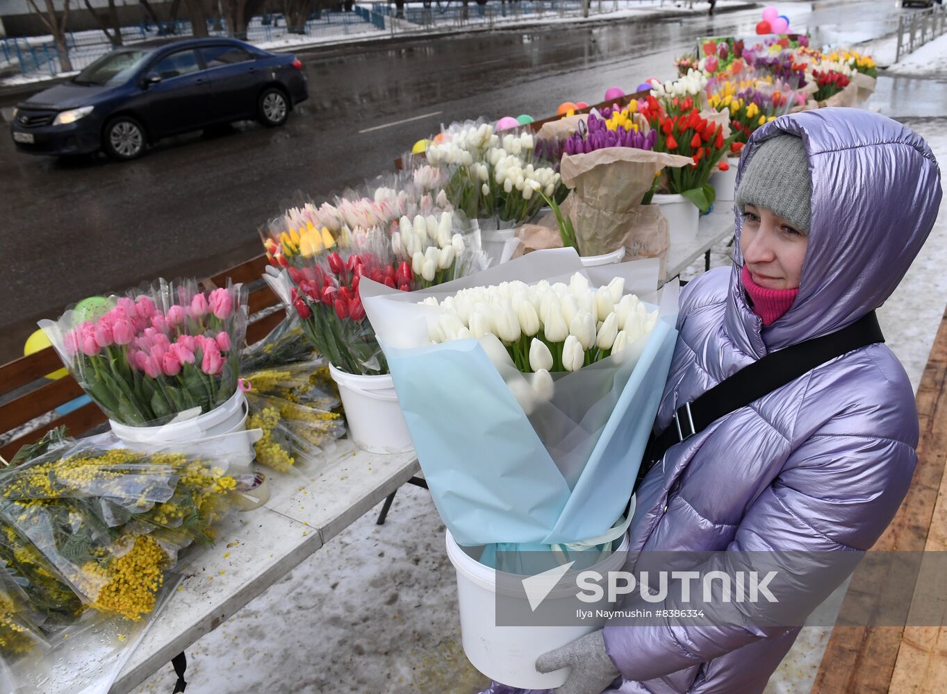 Russia Women’s Day Flower Sales