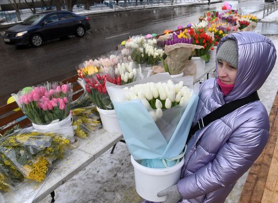 Russia Women’s Day Flower Sales