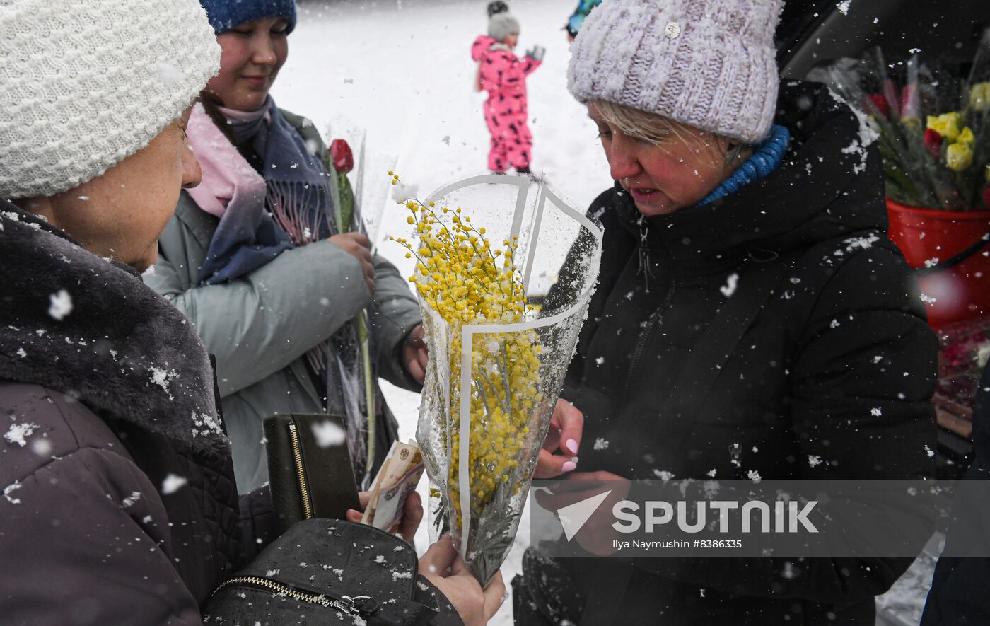 Russia Women’s Day Flower Sales
