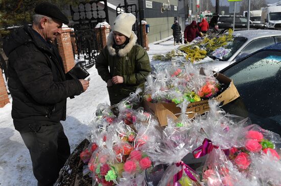 Russia Women’s Day Flower Sales