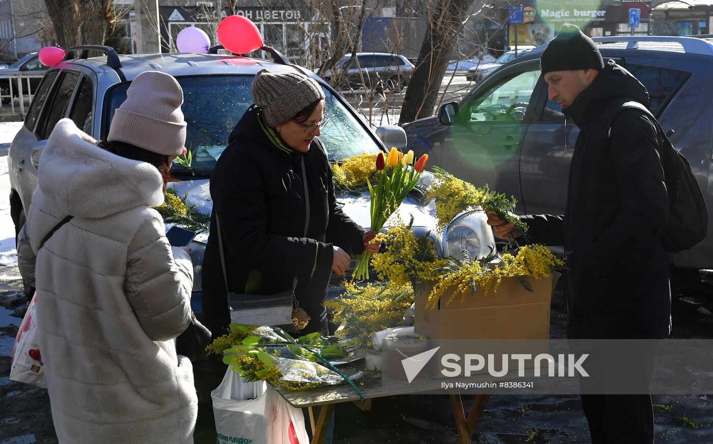 Russia Women’s Day Flower Sales