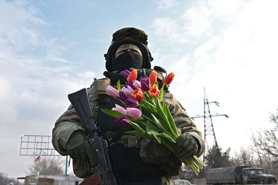 Russia Ukraine Military Operation Russia Women’s Day