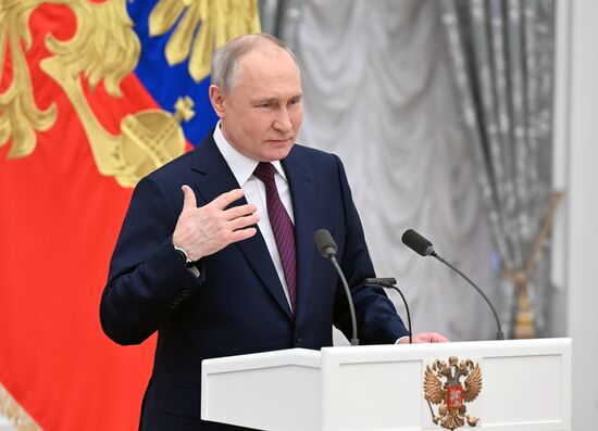 Russia Putin State Awards Presentation