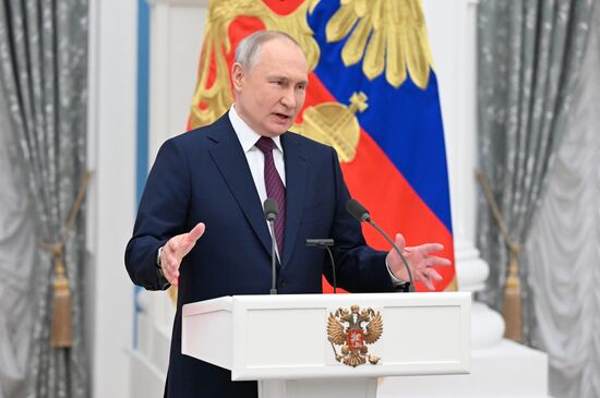 Russia Putin State Awards Presentation