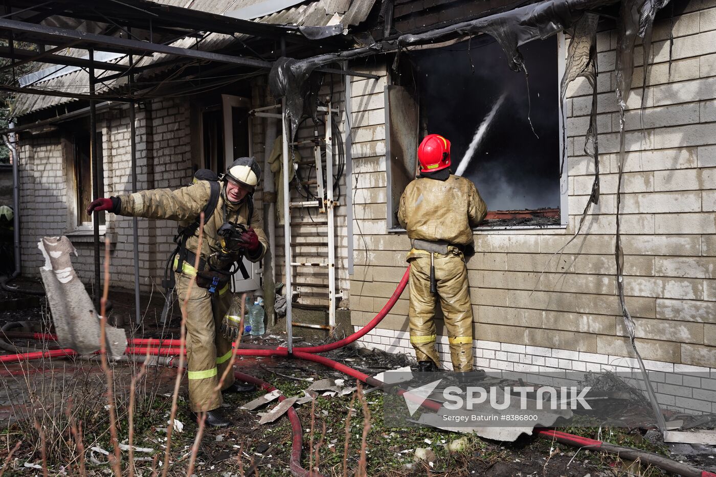 Russia Ukraine Military Operation Shelling