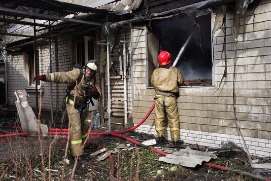 Russia Ukraine Military Operation Shelling