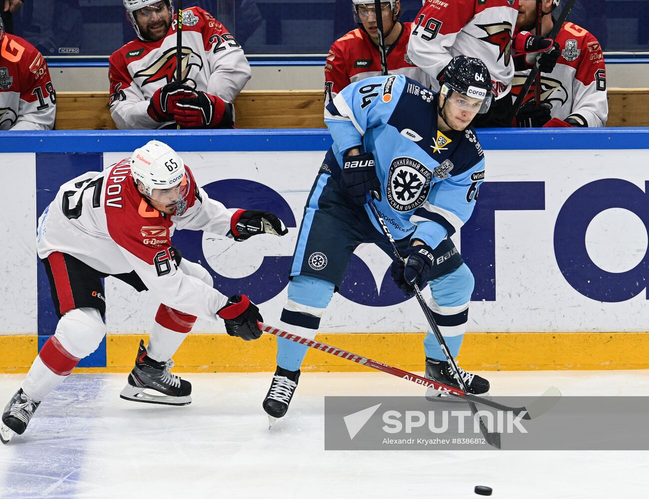 Russia Ice Hockey Kontinental League Sibir - Avangard
