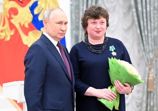 Russia Putin State Awards Presentation