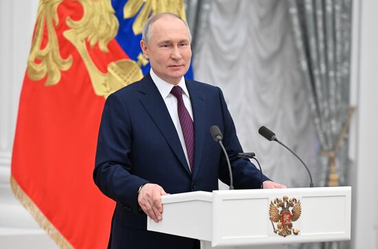 Russia Putin State Awards Presentation