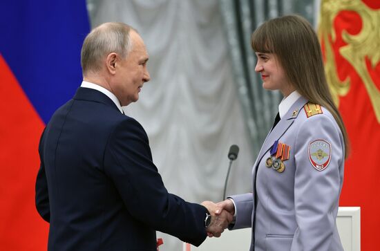 Russia Putin State Awards Presentation