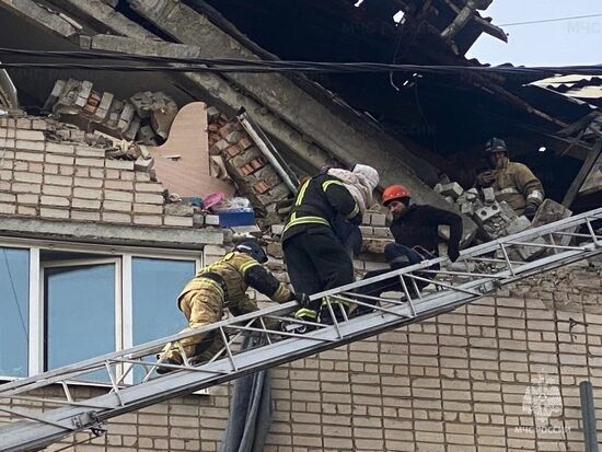 Russia Gas Explosion