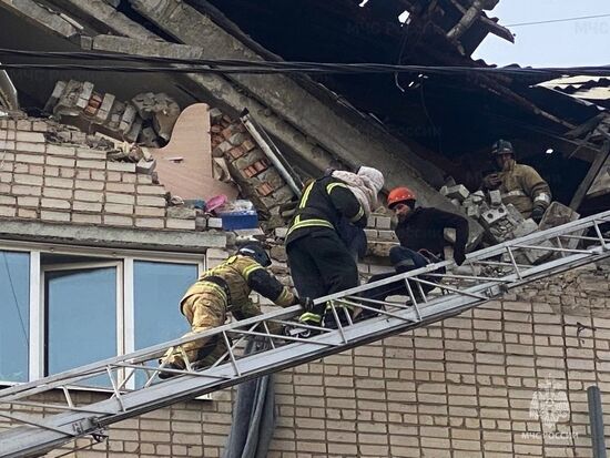 Russia Gas Explosion