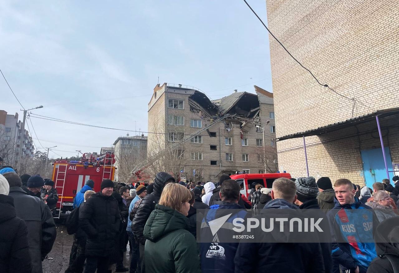 Russia Gas Explosion