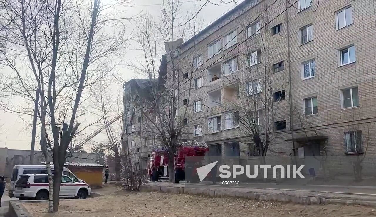 Russia Gas Explosion