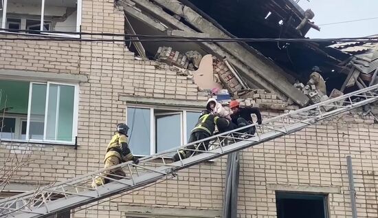 Russia Gas Explosion