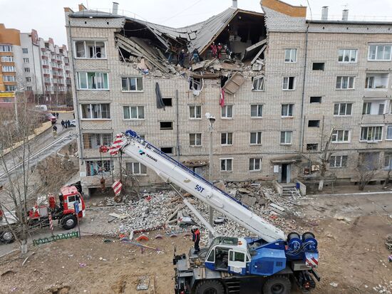 Russia Gas Explosion