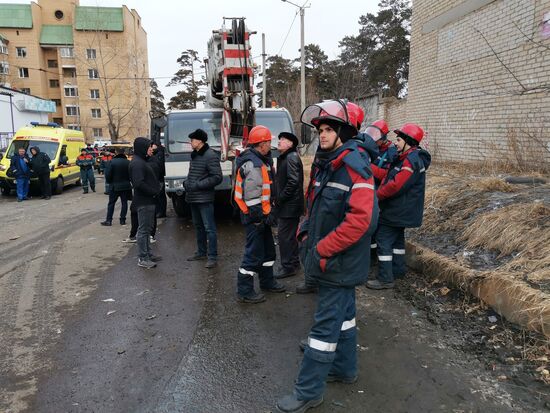 Russia Gas Explosion