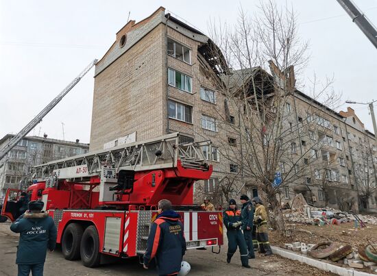 Russia Gas Explosion