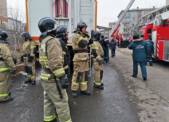 Russia Gas Explosion