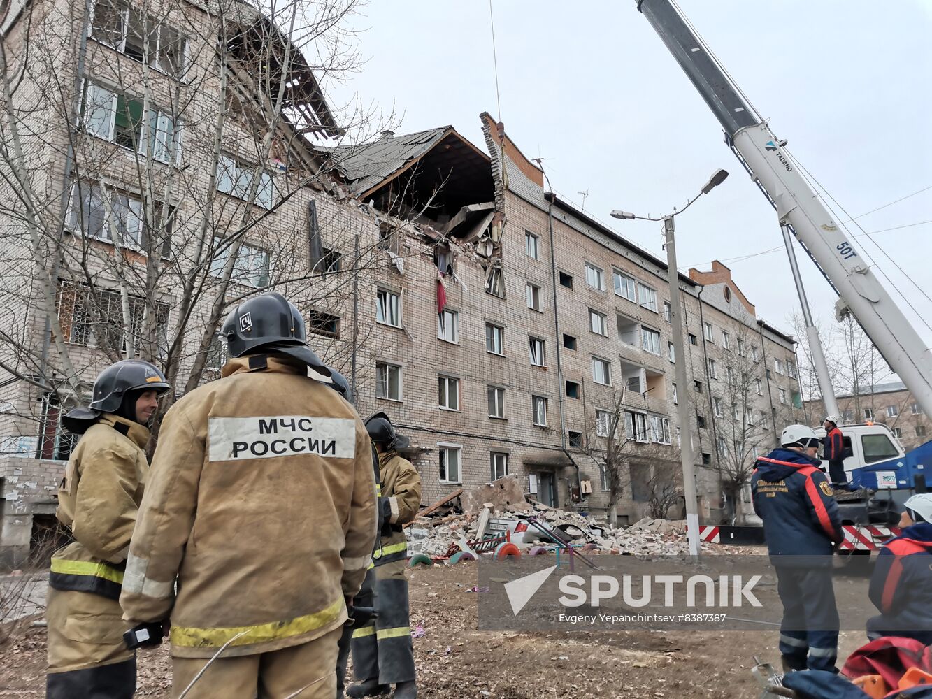 Russia Gas Explosion