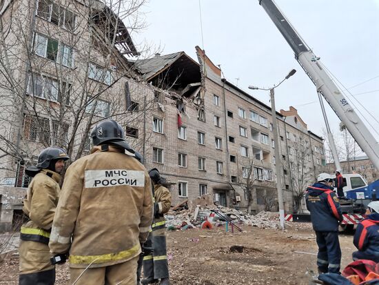 Russia Gas Explosion
