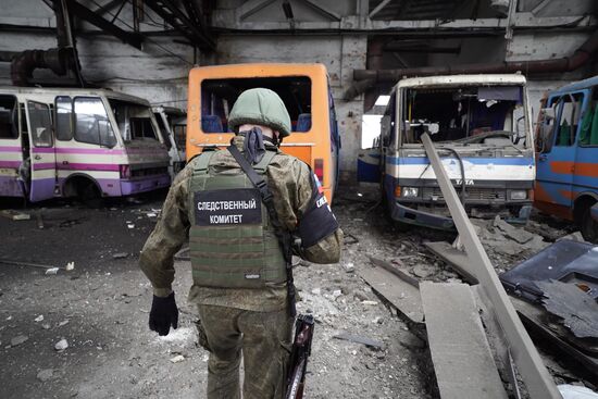 Russia Ukraine Military Operation Shelling