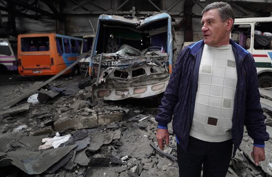 Russia Ukraine Military Operation Shelling