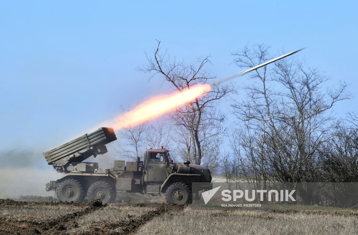 Russia Ukraine Military Operation Rocket Launchers