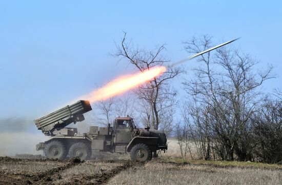 Russia Ukraine Military Operation Rocket Launchers