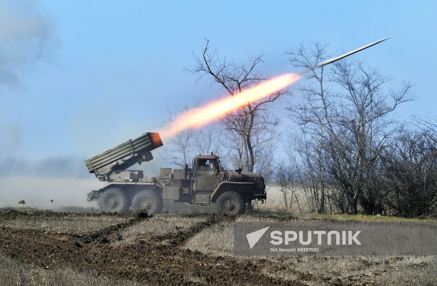 Russia Ukraine Military Operation Rocket Launchers