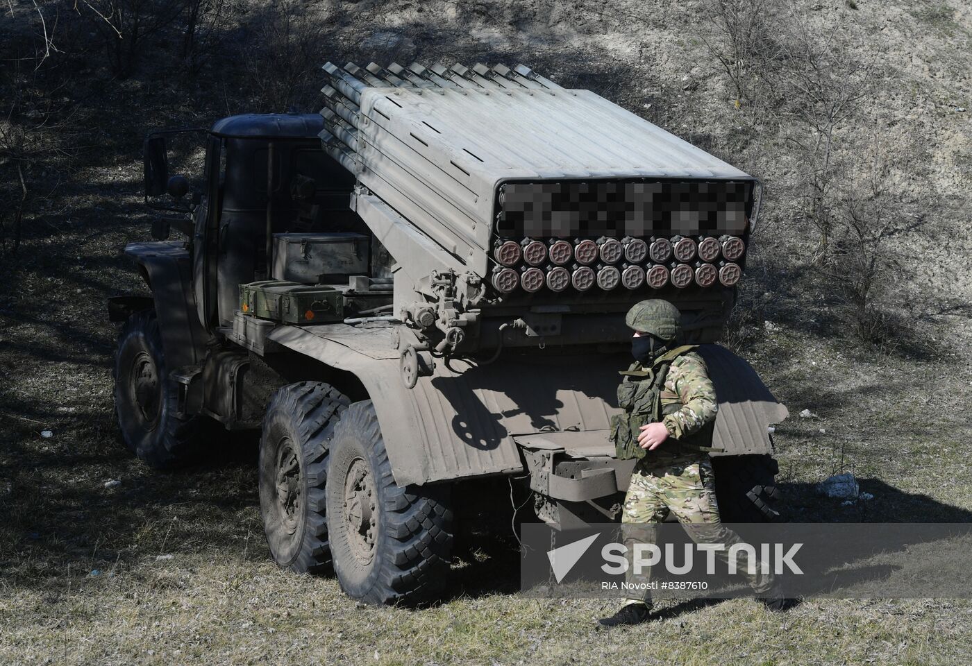 Russia Ukraine Military Operation Rocket Launchers