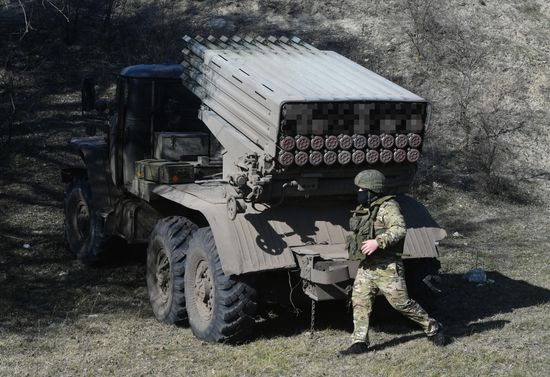 Russia Ukraine Military Operation Rocket Launchers